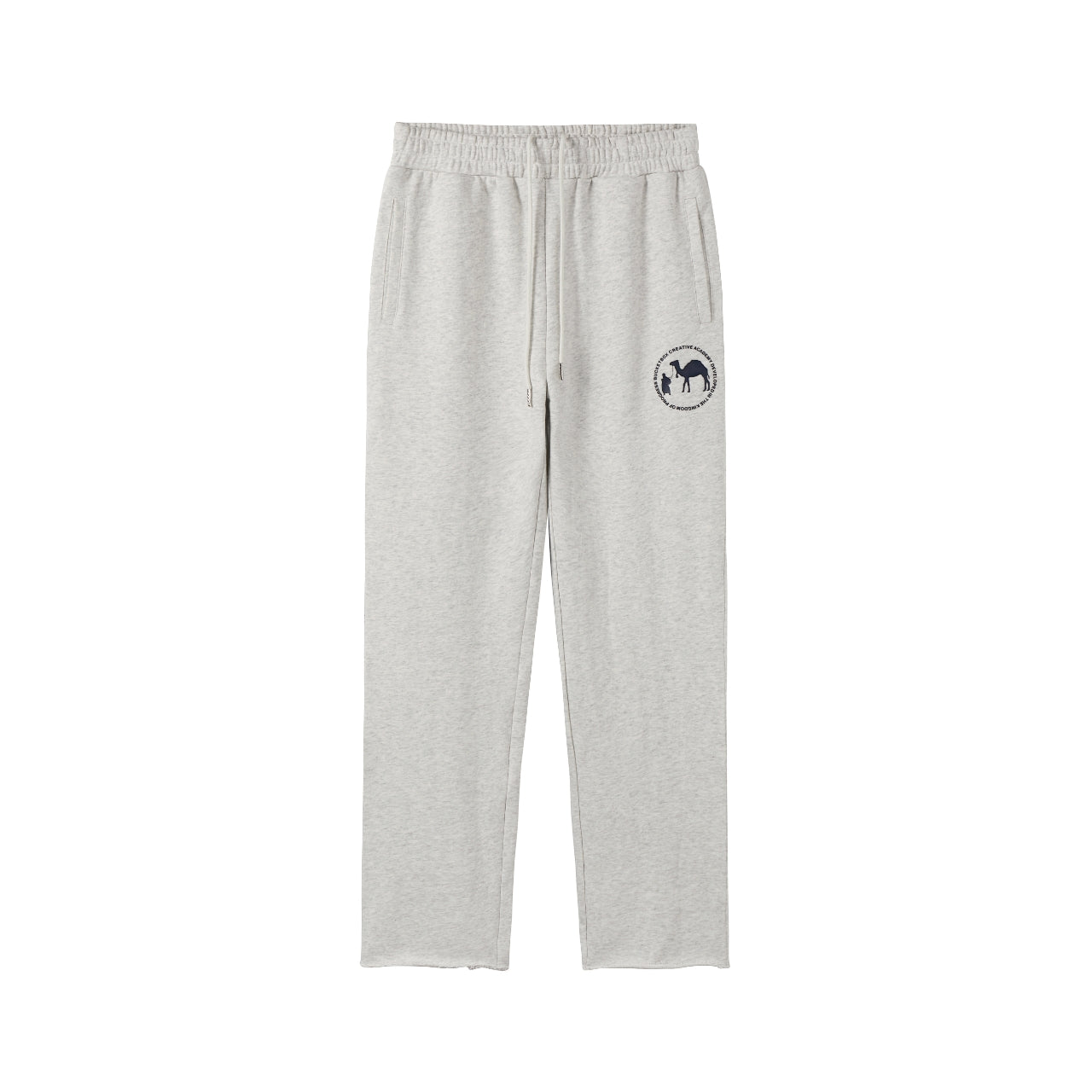 Bucket Box Iconic Logo Pants - Ash Gray
