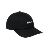 HUF Set OG Curved Visor 6-Panel Hat - Black