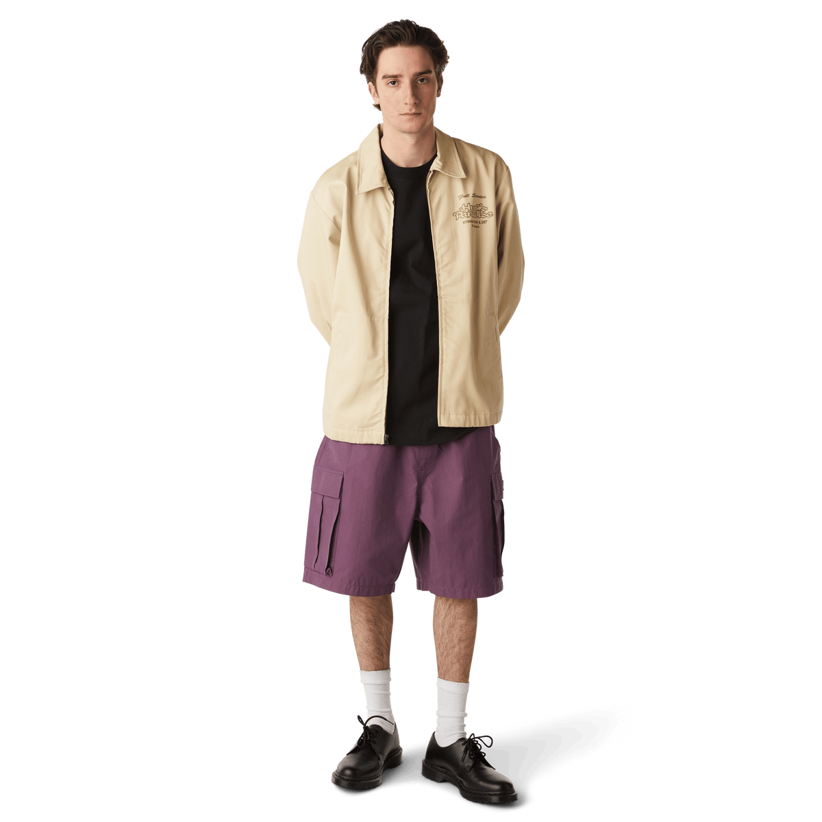 HUF Millenium Cargo Short - Dark Berry
