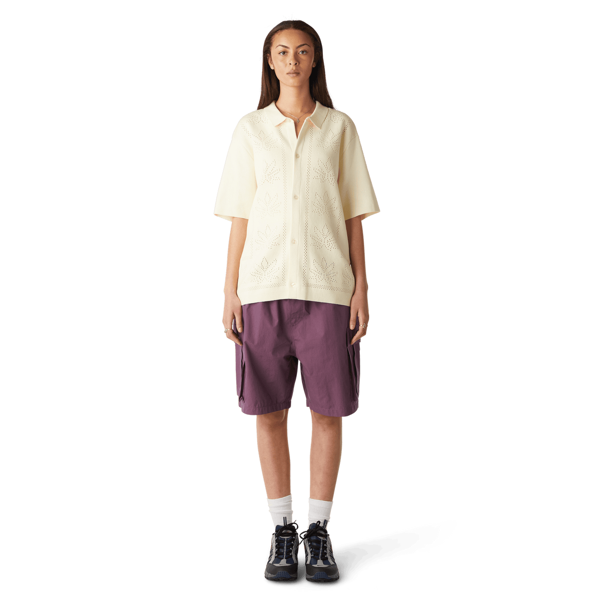 HUF Millenium Cargo Short - Dark Berry