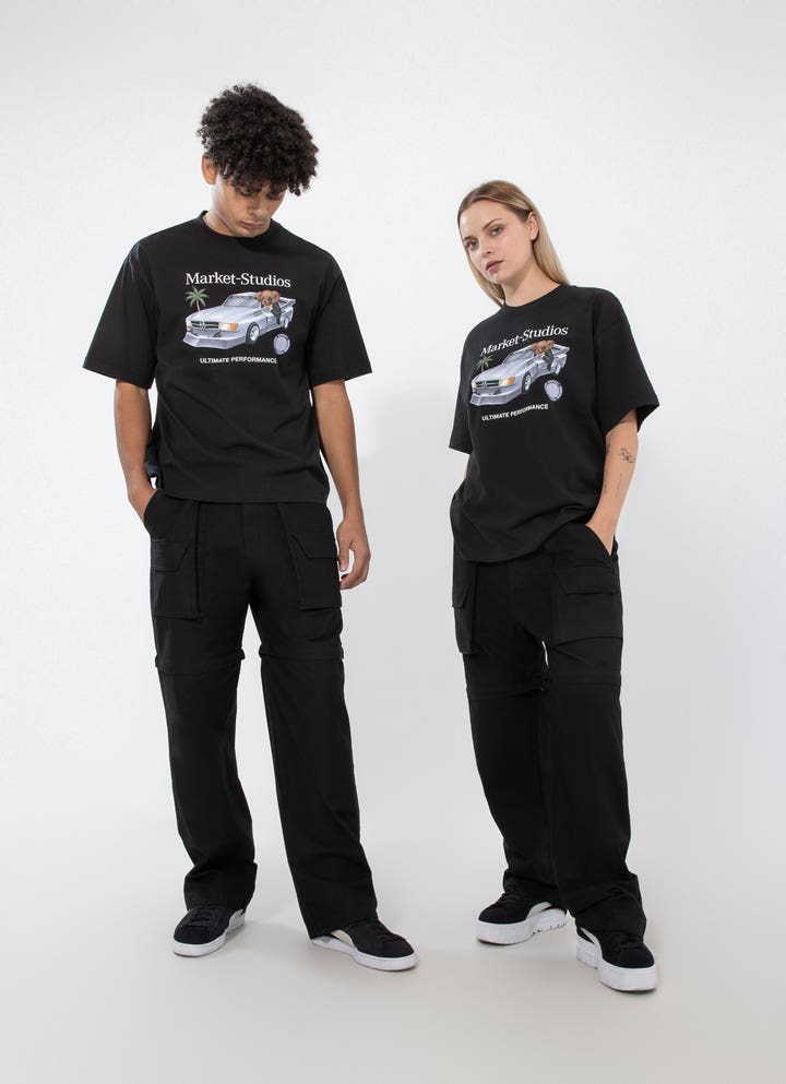 Market Washed Moraine Pants – Pirate Black