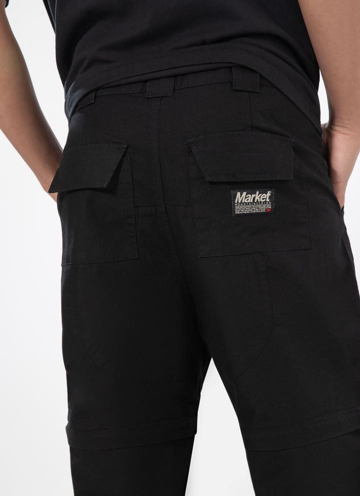 Market Washed Moraine Pants – Pirate Black