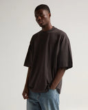 Shakawear Max Heavyweight Oversized Tee - Off Black