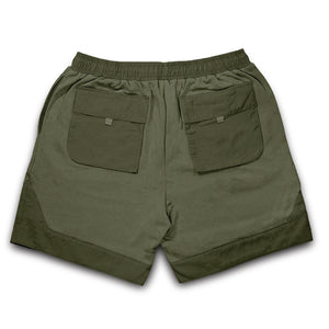 Crkd Guru Olive Tech Short - Olive