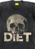 Diet Starts Monday Skull Tee - Vintage Black