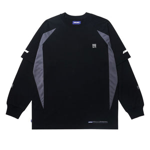 Deva States L/S T-shirt Layered Jersey - Black