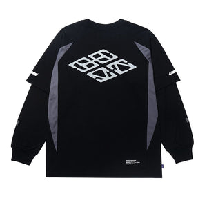 Deva States L/S T-shirt Layered Jersey - Black
