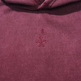 Deva States Distressed Hoodie - Burgundy