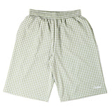 BadFriend Gingham Plaid Shorts – Check Green
