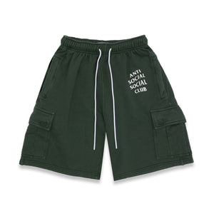 Anti Social Social Club Washed Up Cargo Shorts – Green