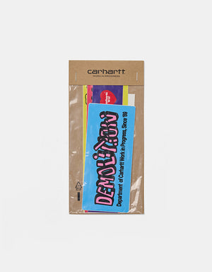Carhartt WIP Bumper Sticker Pack - Multicolor