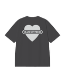 We Are Not Friends Union Love Antra Boxy Tee - Anthracite