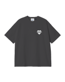 We Are Not Friends Union Love Antra Boxy Tee - Anthracite