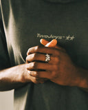 TwoJeys Tilted Icon Ring – Silver