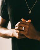 Twojeys Always Lucky Signet Ring - Silver