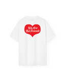 We Are Not Friends Heart House T-Shirt - White