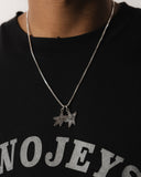 TwoJeys Sketchy Stars Necklace – Silver