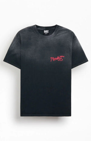 Market Lasso Lockup T-Shirt – Pirate Black