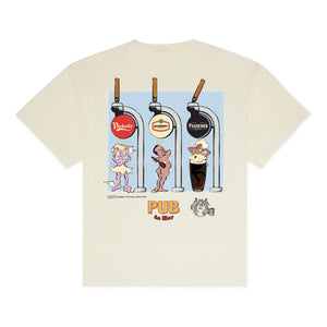 Pas de Mer Pub T-Shirt – Cream