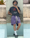 Cabrio OG Washed Shorts - Purple