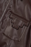 Noble And Fresh Diriyah Back Line Leather Jacket