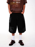 Individualist Picasso Denim Big Boy Shorts – Black