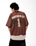 Individualist Knowledge Heavy Box Mesh Jersey – Brown