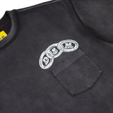 Diet Starts Monday Chainlink Pocket Tee – Vintage Black / Antique White