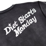 Diet Starts Monday Chainlink Pocket Tee – Vintage Black / Antique White