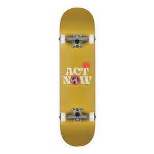 Globe G1 Act Now Complete Skateboard – Mustard 8.0″