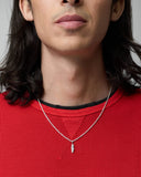 TwoJeys Feather Necklace - Silver