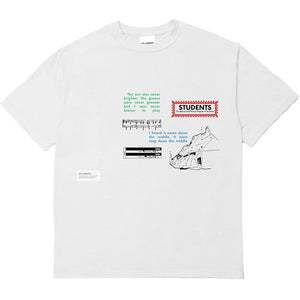 Students Golf Theory S/S T-Shirt – White