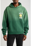 Market Smiley Lock Up Hoodie - Dark Green