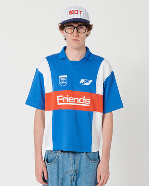 We Are Not Friends Fair Play Boxy T-Shirt - Blue