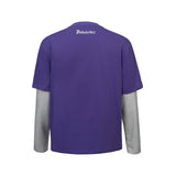 No Bad Vibez Y2K LS Tee - Purple