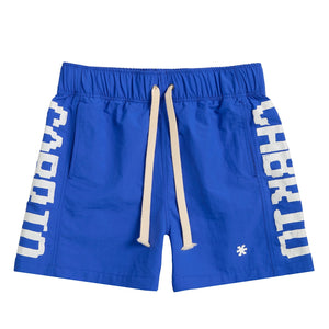 Cabrio Side Logo Shorts - Blue