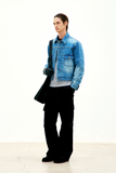 Coor Type 1 Washed Denim Trucker Jacket - Washed Indigo