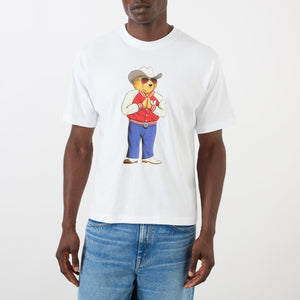 Market Hee-Haw Bear T-Shirt – White