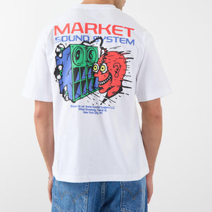 Market Speaker Knocker T-Shirt – White