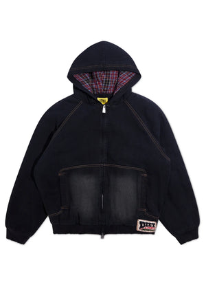 Diet Starts Monday Canvas Twin Needle Jacket - Vintage Black