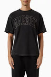 Market Big Stitch T-Shirt - Black