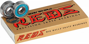Bones Reds Big Balls Skateboard Bearings – Set of 8