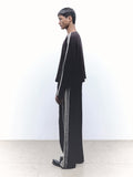 Jungles Jungles Panel Trim Knit - Black