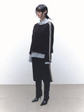 Jungles Jungles Panel Trim Knit - Black