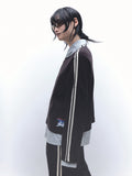 Jungles Jungles Panel Trim Knit - Black