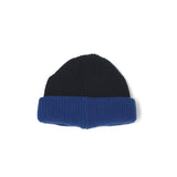 XLarge 2 Tone Cuff Beanie - Black