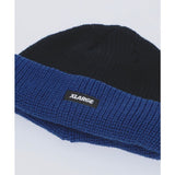 XLarge 2 Tone Cuff Beanie - Black