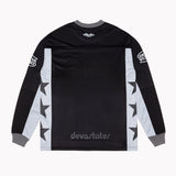 Deva States Static L/S Mesh Jersey – Black