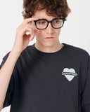 We Are Not Friends Union Love Antra Boxy Tee - Anthracite