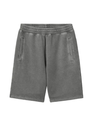 Carhartt Wip Nelson Sweat Short - Graphite Garment Dyed